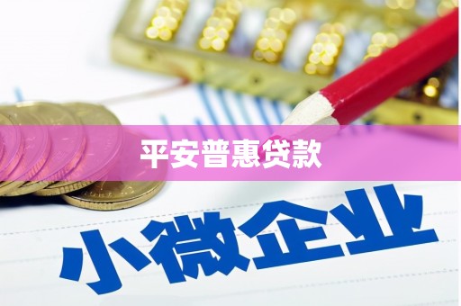 雅江平安普惠贷款