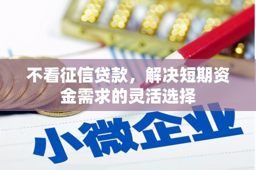 雅江不看征信贷款，解决短期资金需求的灵活选择