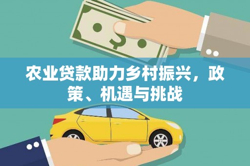 雅江农业贷款助力乡村振兴，政策、机遇与挑战
