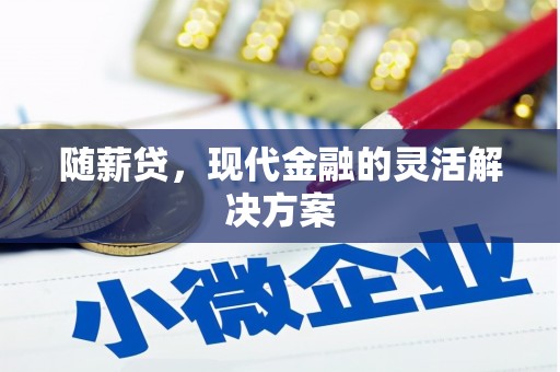 雅江随薪贷，现代金融的灵活解决方案