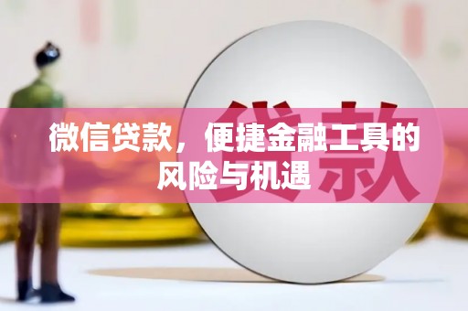 雅江微信贷款，便捷金融工具的风险与机遇