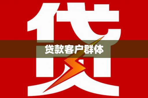 雅江贷款客户群体