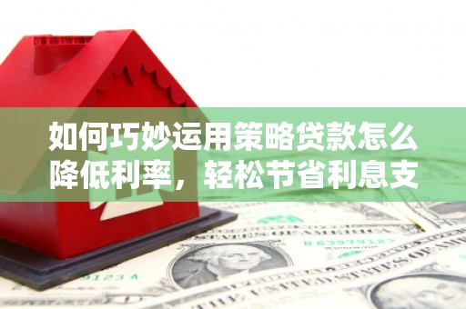 雅江如何巧妙运用策略贷款怎么降低利率，轻松节省利息支出