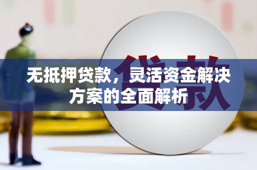 雅江无抵押贷款，灵活资金解决方案的全面解析