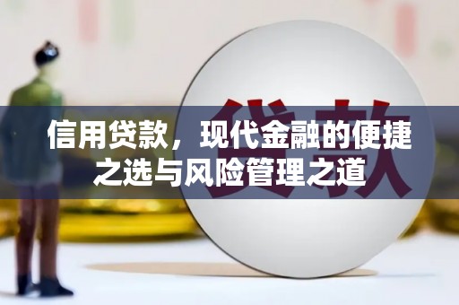 雅江信用贷款，现代金融的便捷之选与风险管理之道