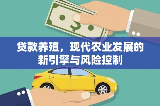 雅江贷款养殖，现代农业发展的新引擎与风险控制
