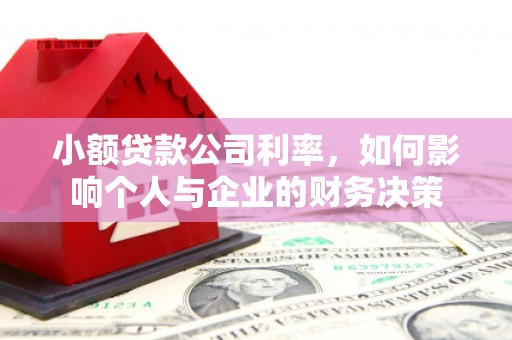 雅江小额贷款公司利率，如何影响个人与企业的财务决策