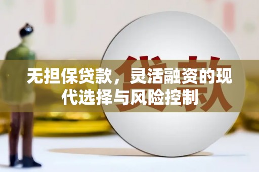 雅江无担保贷款，灵活融资的现代选择与风险控制