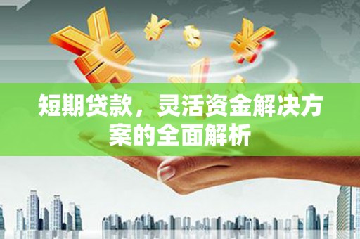 雅江短期贷款，灵活资金解决方案的全面解析