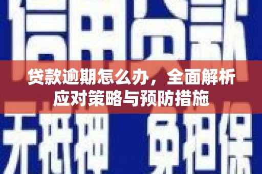 雅江贷款逾期怎么办，全面解析应对策略与预防措施