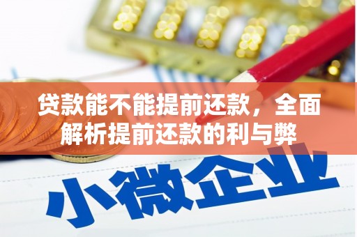 雅江贷款能不能提前还款，全面解析提前还款的利与弊