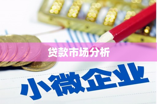 雅江贷款市场分析
