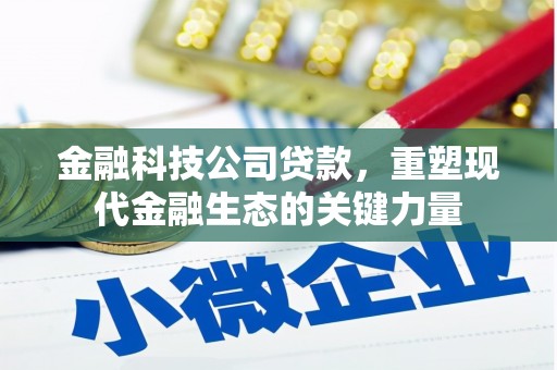 雅江金融科技公司贷款，重塑现代金融生态的关键力量