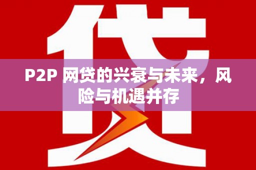 雅江P2P 网贷的兴衰与未来，风险与机遇并存