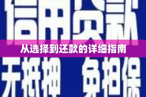 雅江从选择到还款的详细指南