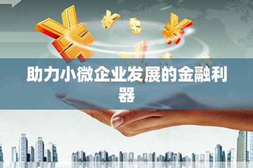 雅江助力小微企业发展的金融利器