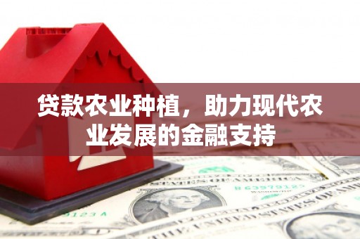 雅江贷款农业种植，助力现代农业发展的金融支持